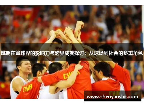 姚明在篮球界的影响力与跨界成就探讨：从球场到社会的多重角色