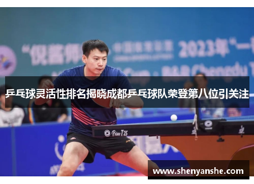 乒乓球灵活性排名揭晓成都乒乓球队荣登第八位引关注